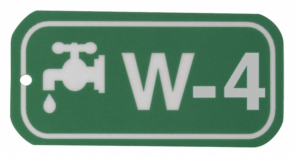 Lockout Tag: None/ No Header, W-4, Polystyrene, English, Plastic