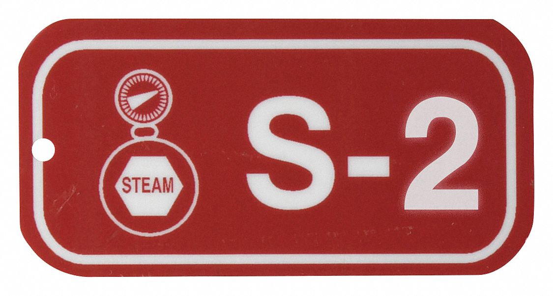 Lockout Tag: None/ No Header, S-2, Polystyrene, English, Plastic