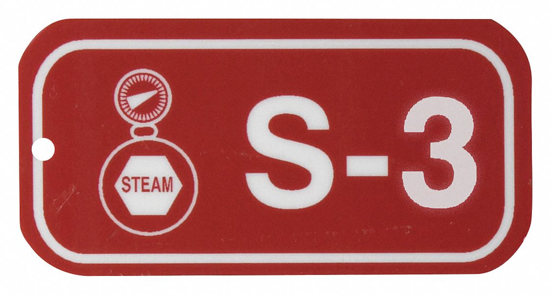 Lockout Tag: None/ No Header, S-3, Polystyrene, English, Plastic