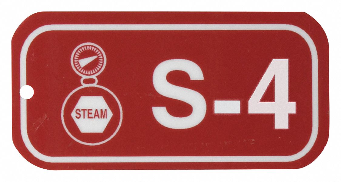 Lockout Tag: None/ No Header, S-4, Polystyrene, English, Plastic