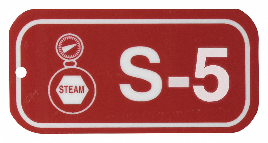 Lockout Tag: None/ No Header, S-5, Polystyrene, English, Plastic