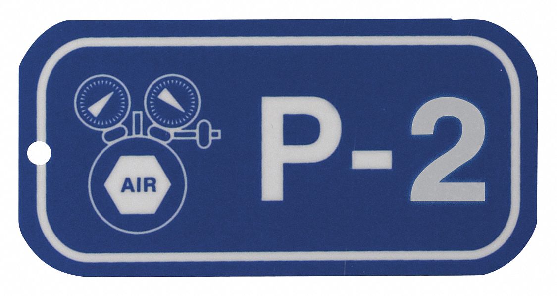 Lockout Tag: None/ No Header, P-2, Polystyrene, English, Plastic