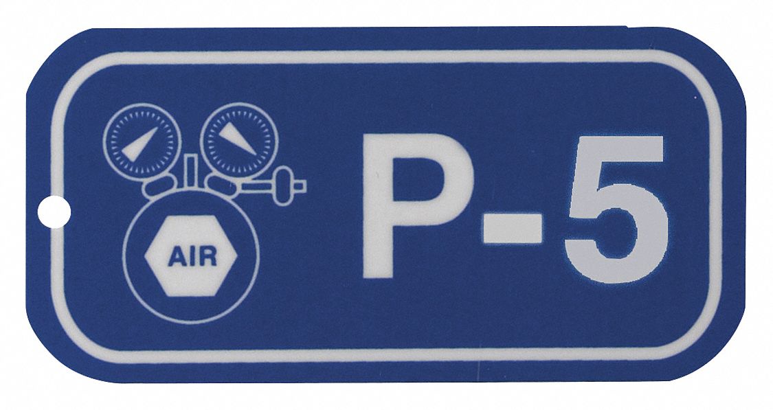 Lockout Tag: None/ No Header, P-5, Polystyrene, English, Plastic