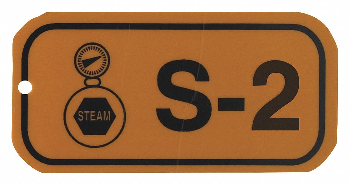 Lockout Tag: None/ No Header, S-2, Polystyrene, English, Plastic, Holes