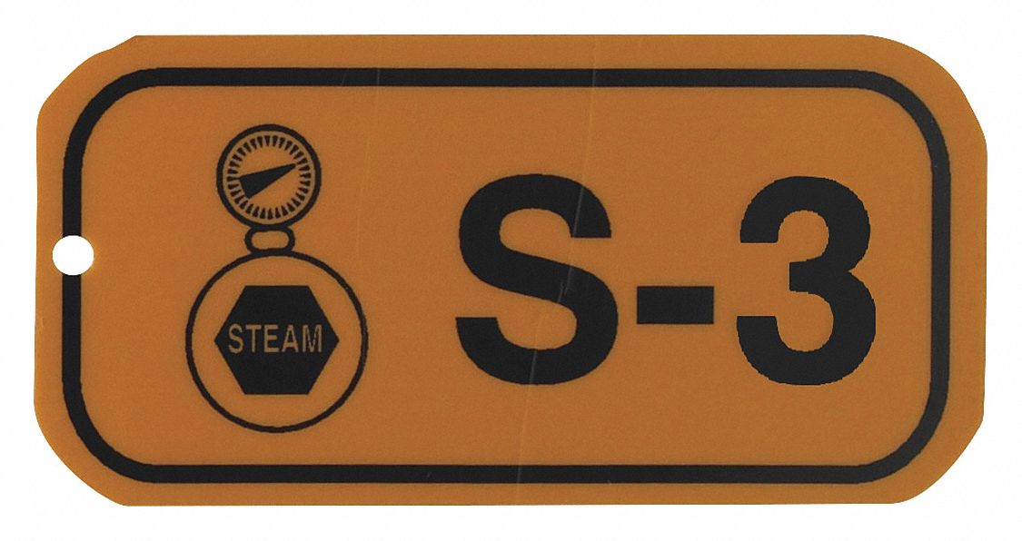 Lockout Tag: None/ No Header, S-3, Polystyrene, English, Plastic, Holes