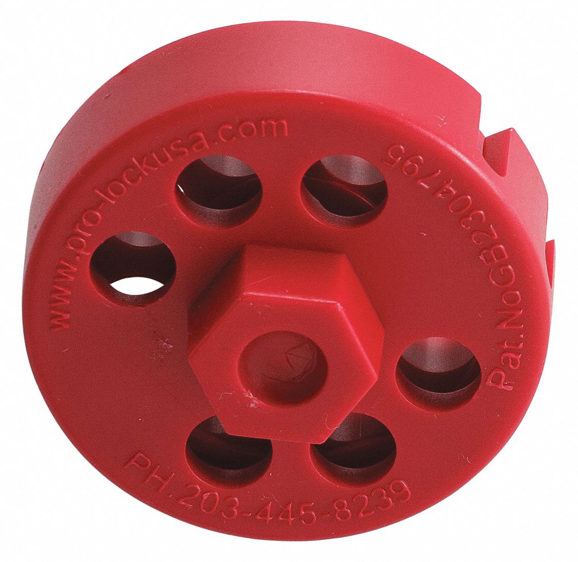 BRADY, Twist Lock, Red, Cable Lockout - 489L89|122244 - Grainger