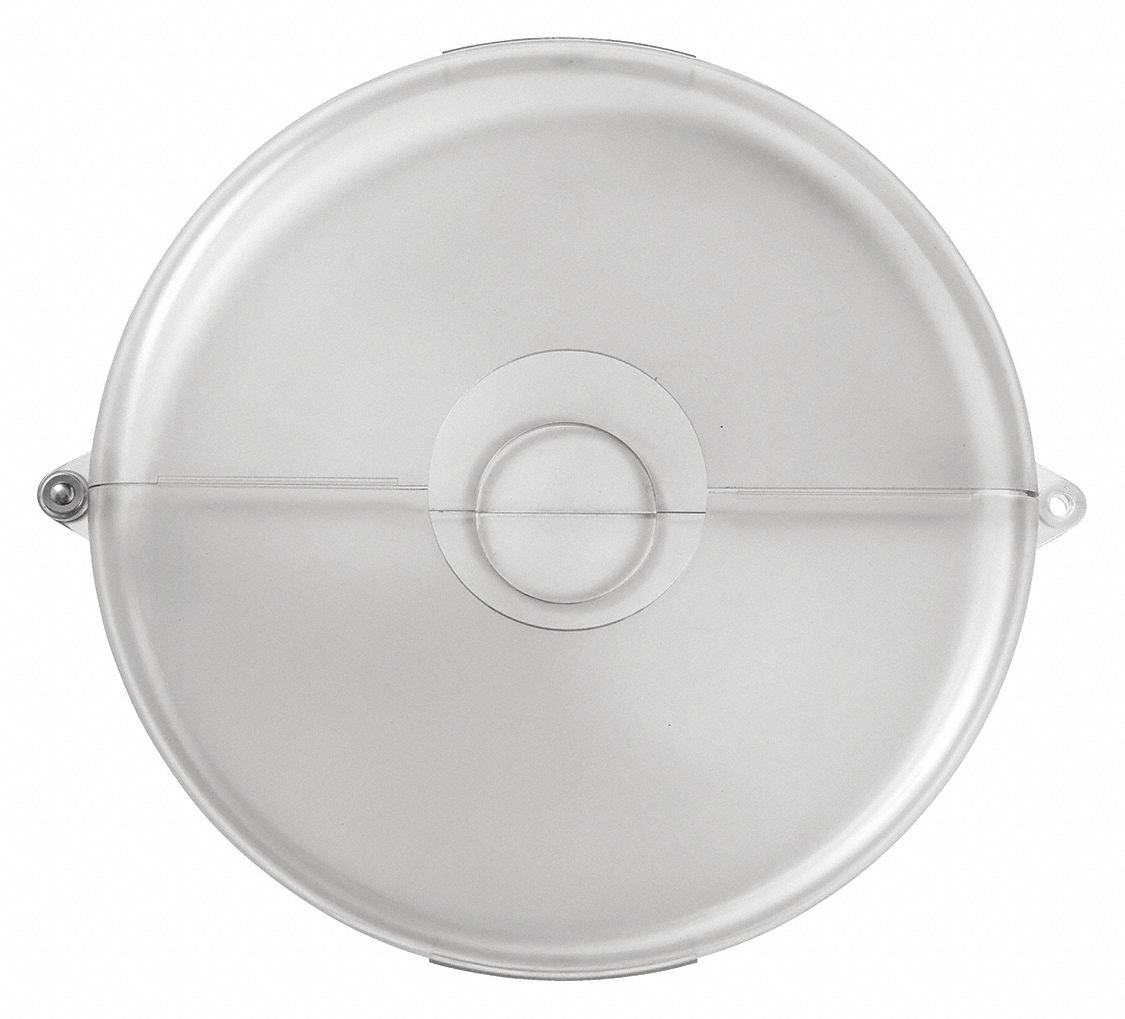 Gate Valve Lockout: Hinged, For 13 in Max Hand Wheel Dia, For 10 in Min Hand Wheel Dia, Clear
