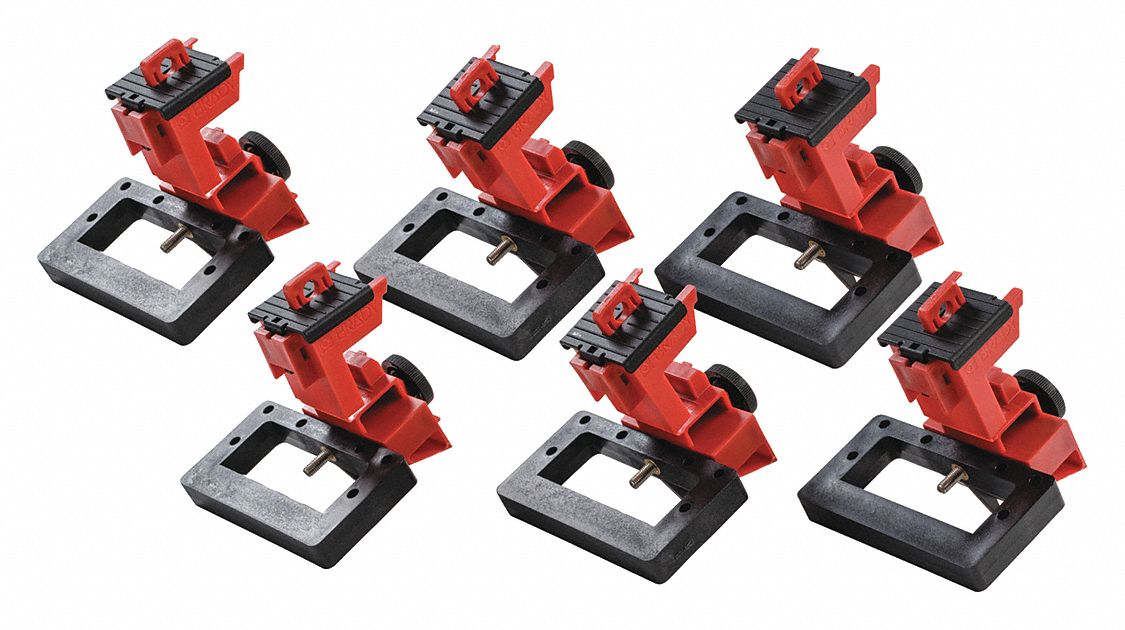 Oversized Breaker Lockout: Clamp-On, For 480/600V AC Volt, For Oversized Circuit Breaker Type