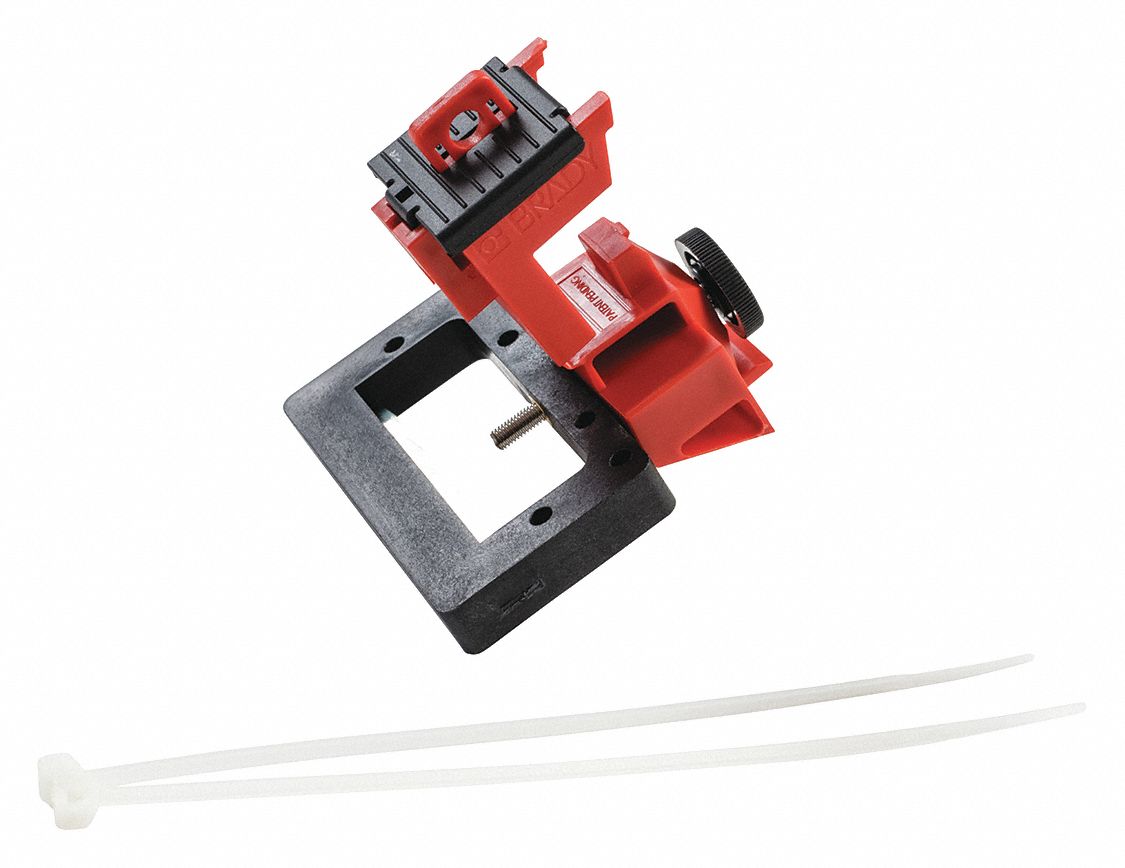 OVERSIZED BREAKER LOCKOUT, CLAMP-ON, FOR 480/600V AC VOLT, FOR OVERSIZED CIRCUIT BREAKER