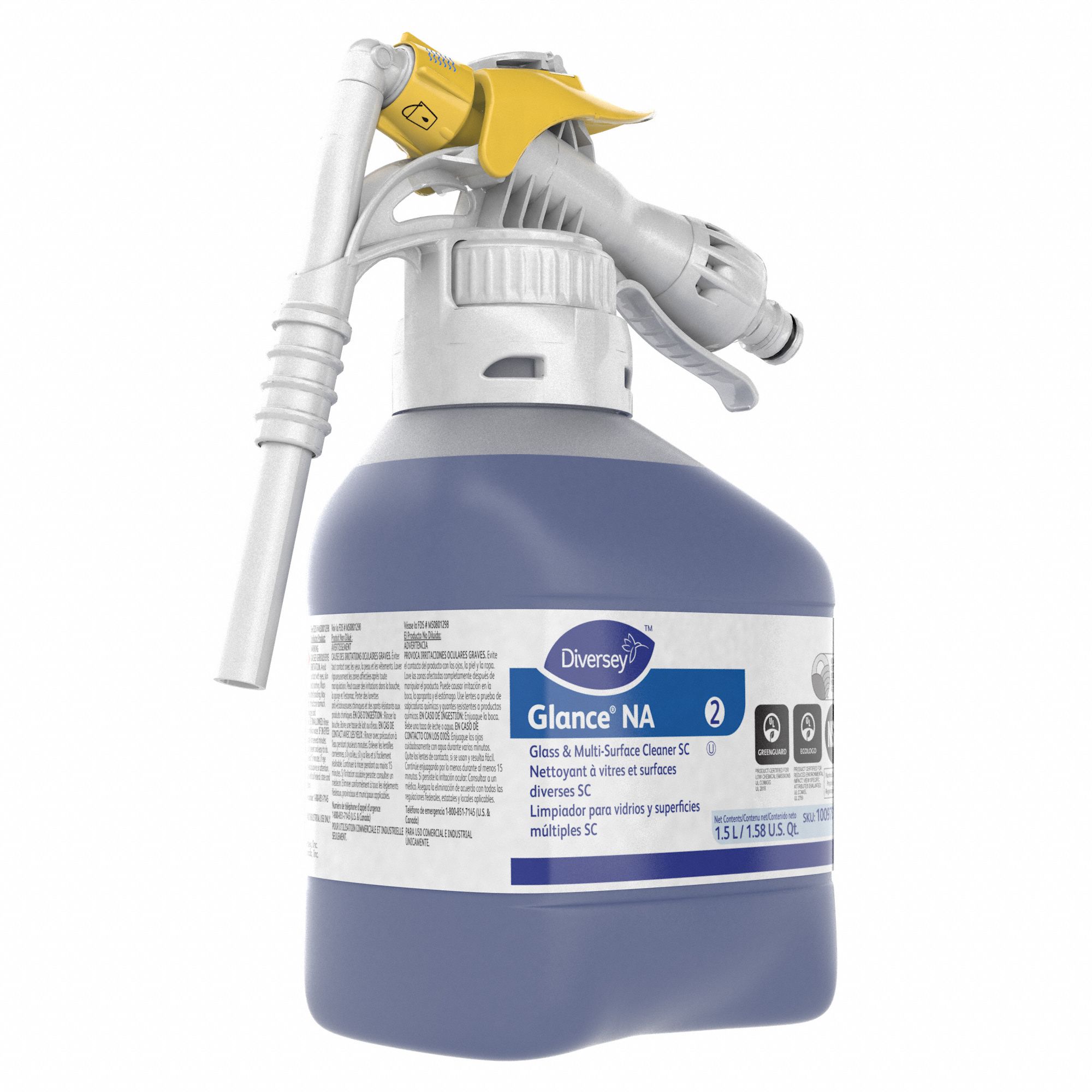 DIVERSEY Glass and MultiSurface Cleaner Concentrate Glance NA, 2