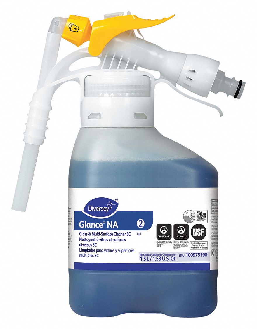 DIVERSEY Glass and MultiSurface Cleaner Concentrate Glance NA, 2