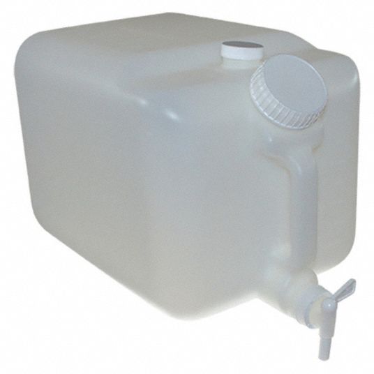 IMPACT Plastic Dispensing Container with Faucet, 5.0 gal, 1 EA 489M89