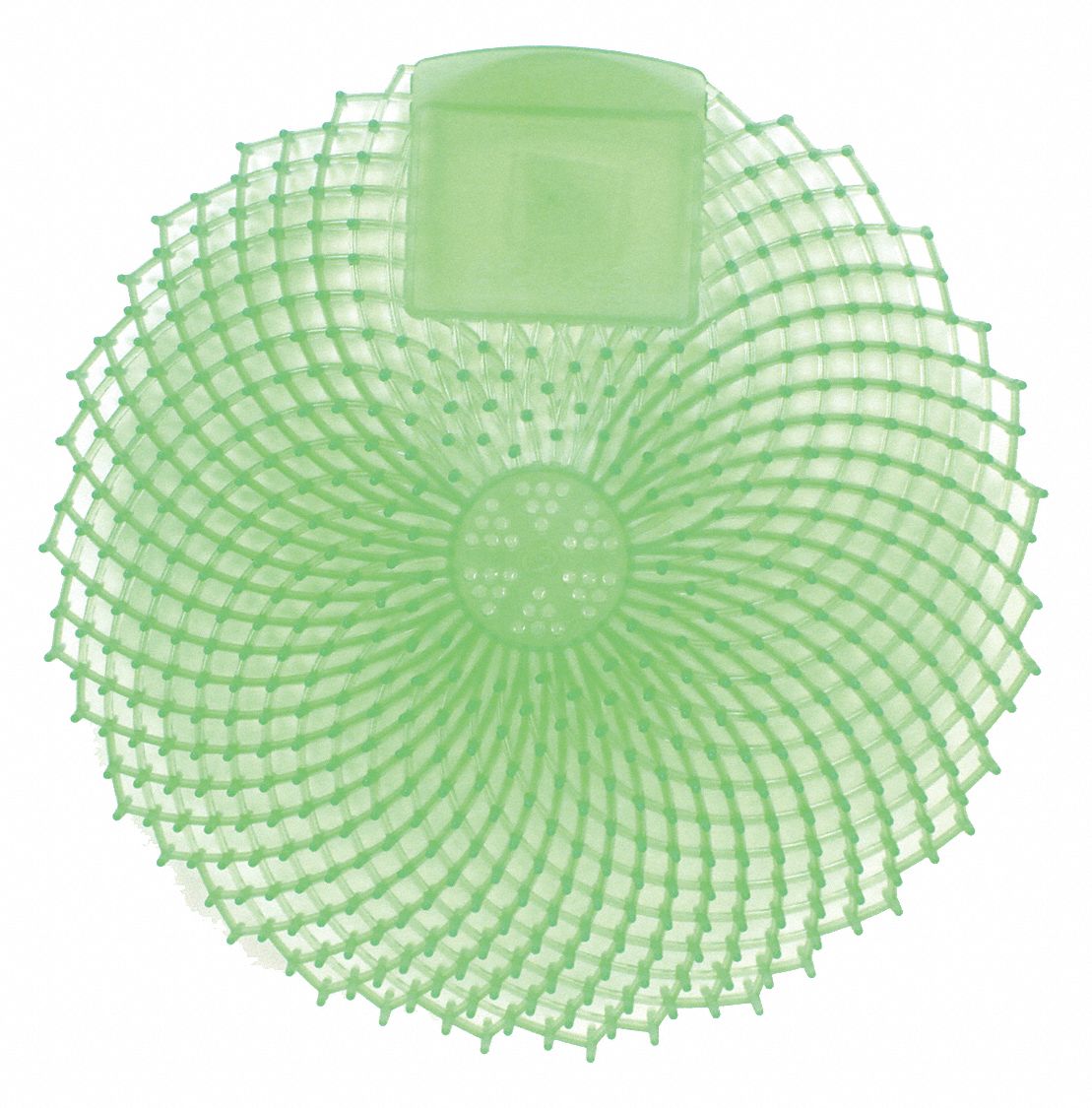 Urinal Screen: Non-Para, Round, 1.44 oz Container Size, Green, Winter Frost, Eclipse, 12 PK