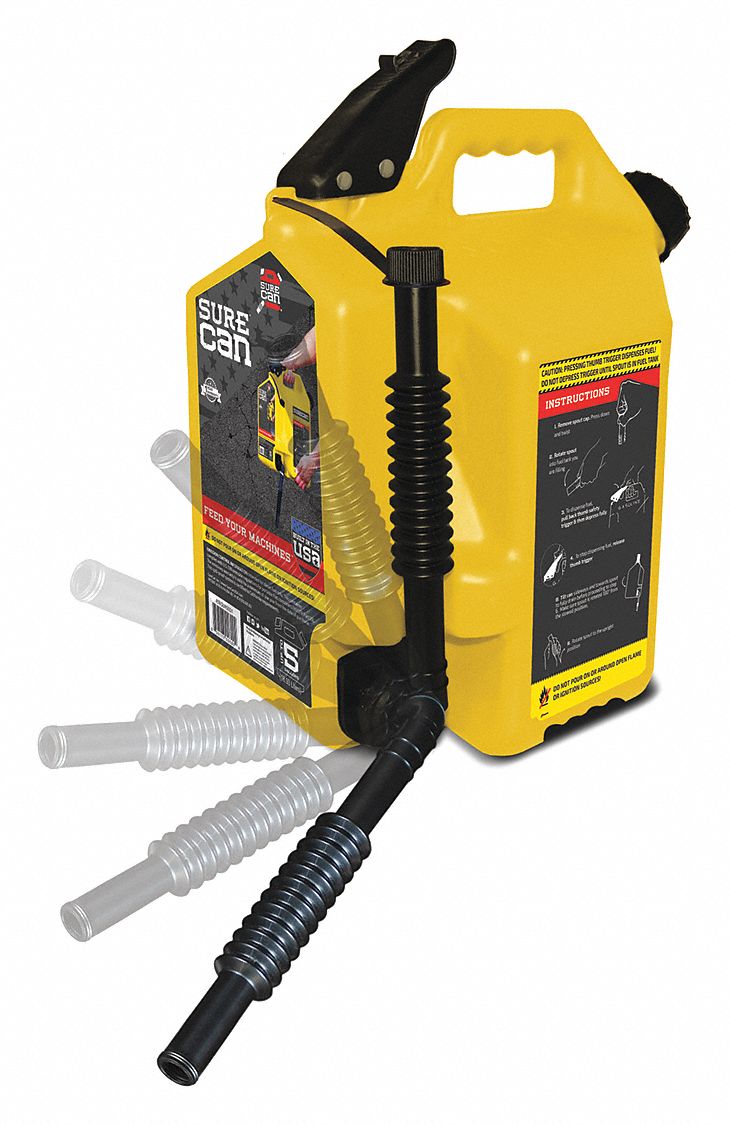 5gal Type2 Safety Diesel Can Yellow HDPE