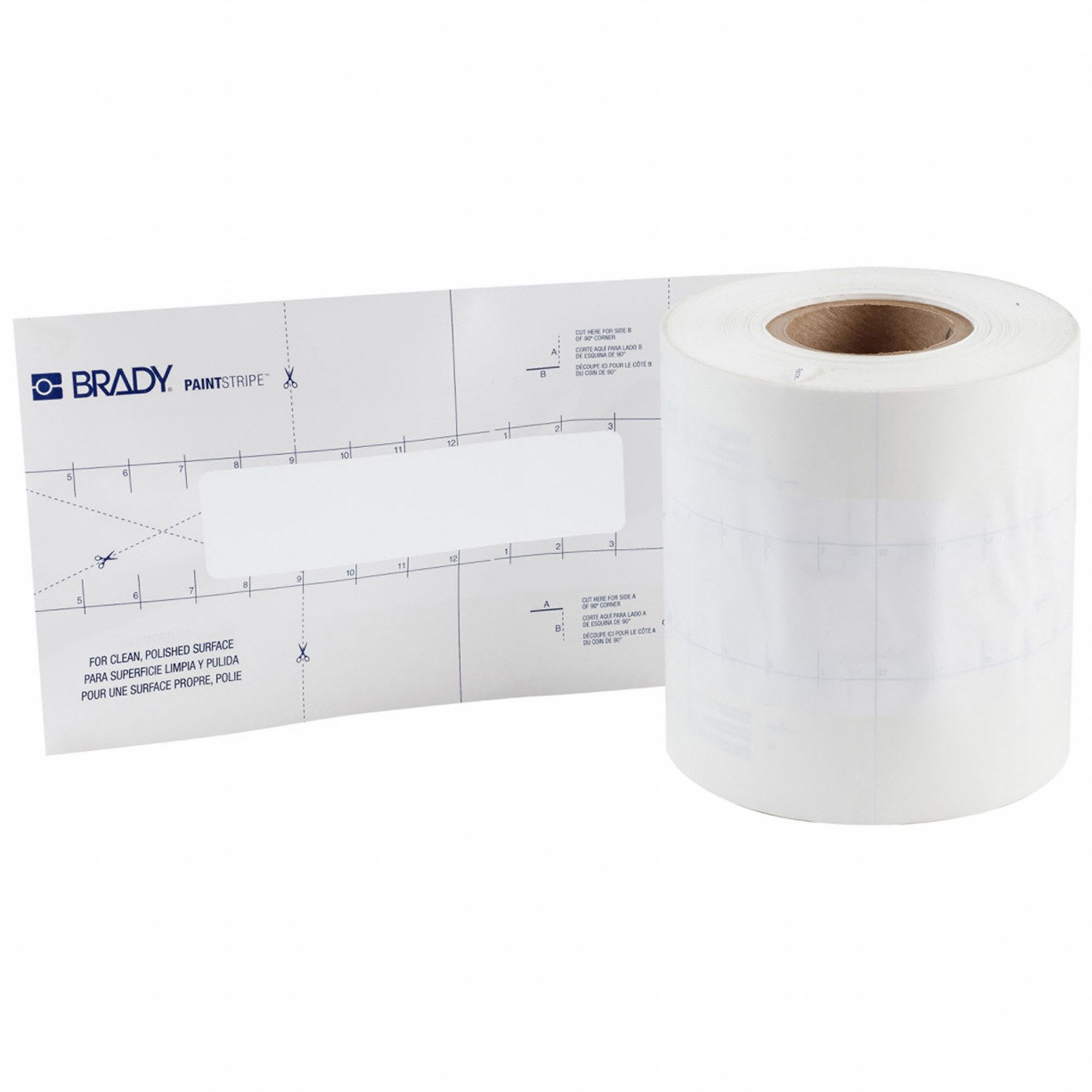 Dashed Line, Polypropylene, Individual Stencil - 489N61|148823 - Grainger
