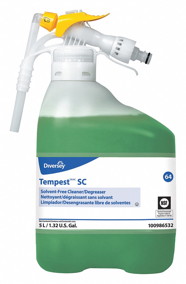 DIVERSEY Cleaner Degreaser For Use With No Series Chemical Dispenser, 1