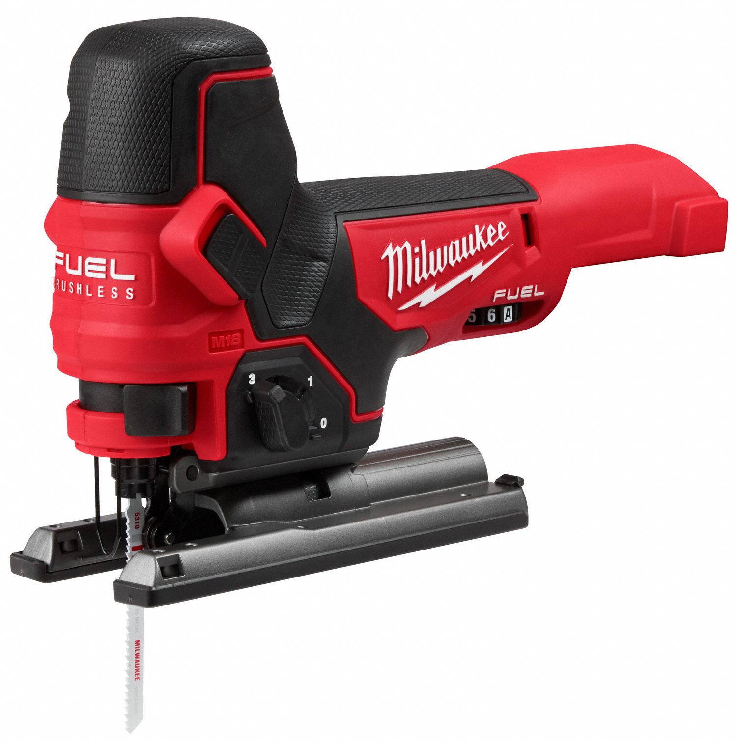 MILWAUKEE Jig Saw, 18V DC, Barrel Grip, Blade Shank Type TShank