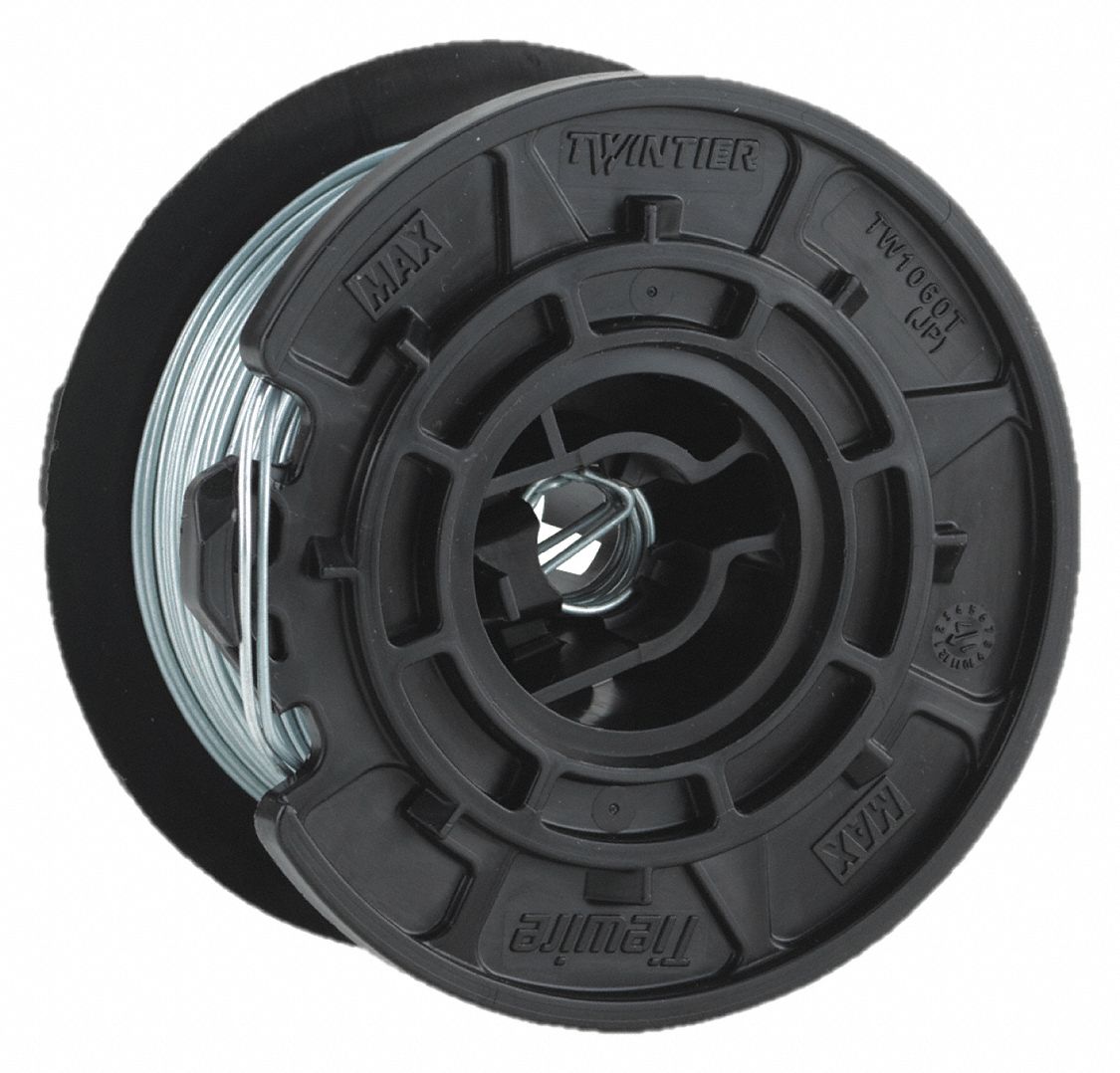 MAX 19 Gauge Electro Galvanized Rebar Tie Wire, 215 ft, EA 1 489P18