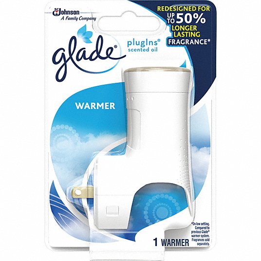 Air Freshener Dispenser: Glade, Plug In, Dispenser Only, Cartridge, White, 5 PK