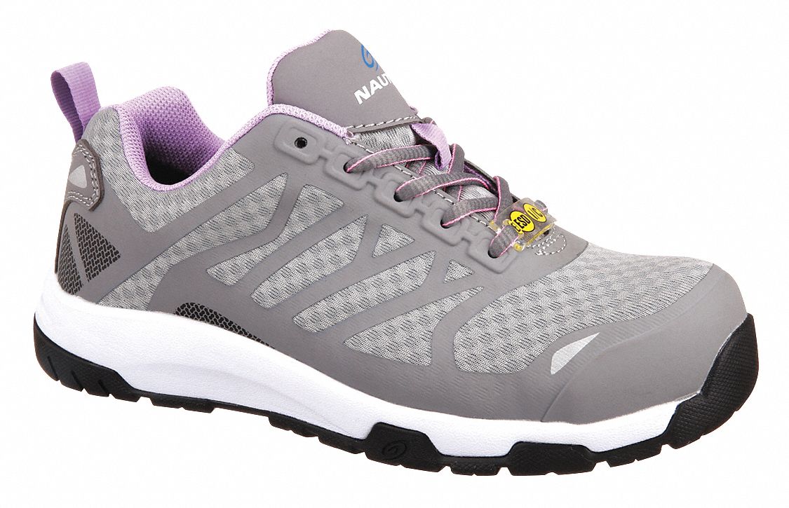 Nautilus Safety Footwear Athletic Shoe, 7, W, Women's, Gray, Composite ...