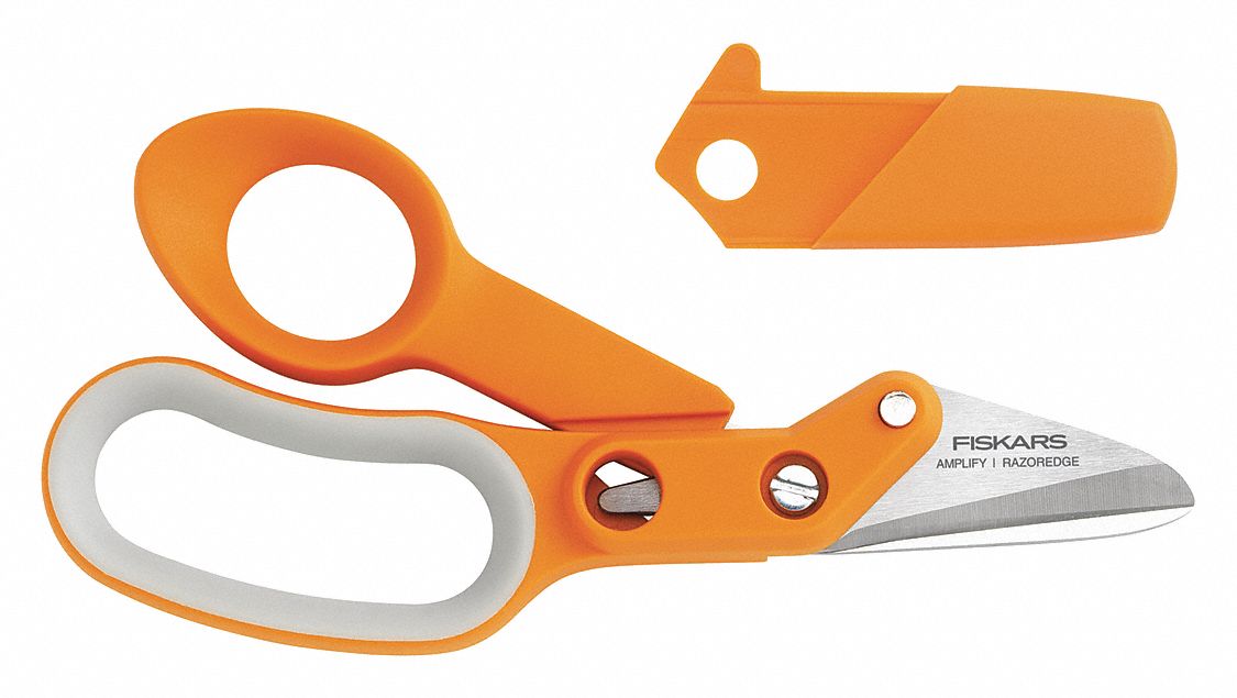 FISKARS, Right-Hand, 6 in Overall Lg, Shears - 489X61|170610-1002 ...