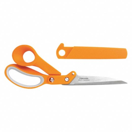 FISKARS, Right-Hand, 10 in Overall Lg, Shears - 489X63|171010-1001 ...