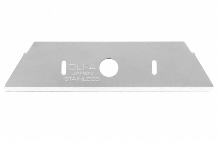 Utility Blade: 2 27/32 in Blade Lg, 23/32 in Blade Wd, 0.24 in Blade Thick, 10 PK