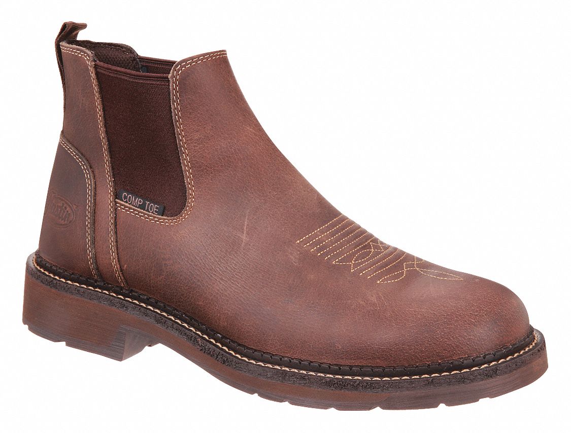 composite toe chelsea boot