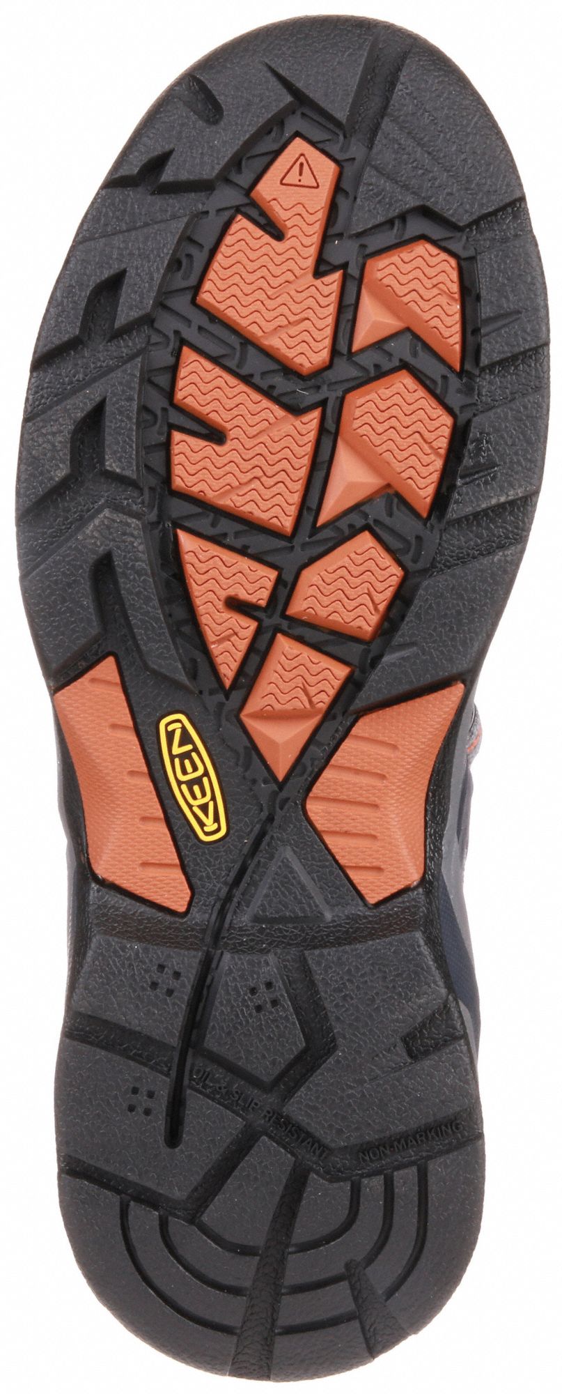 KEEN Athletic Shoe, 13, EE, Men's, Brown/Navy Peacoat, Steel Toe Type