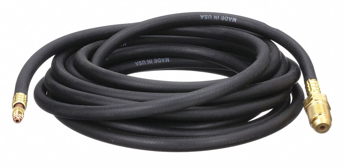 Power Cable: 25 ft, 1-Piece, Braided Rubber, 41V29R