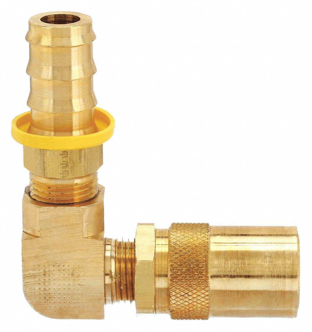 Hydraulic Quick Connect Hose Coupling: 1/2 in Coupling Size, Brass, 45.42 lpm Max. Flow Rate
