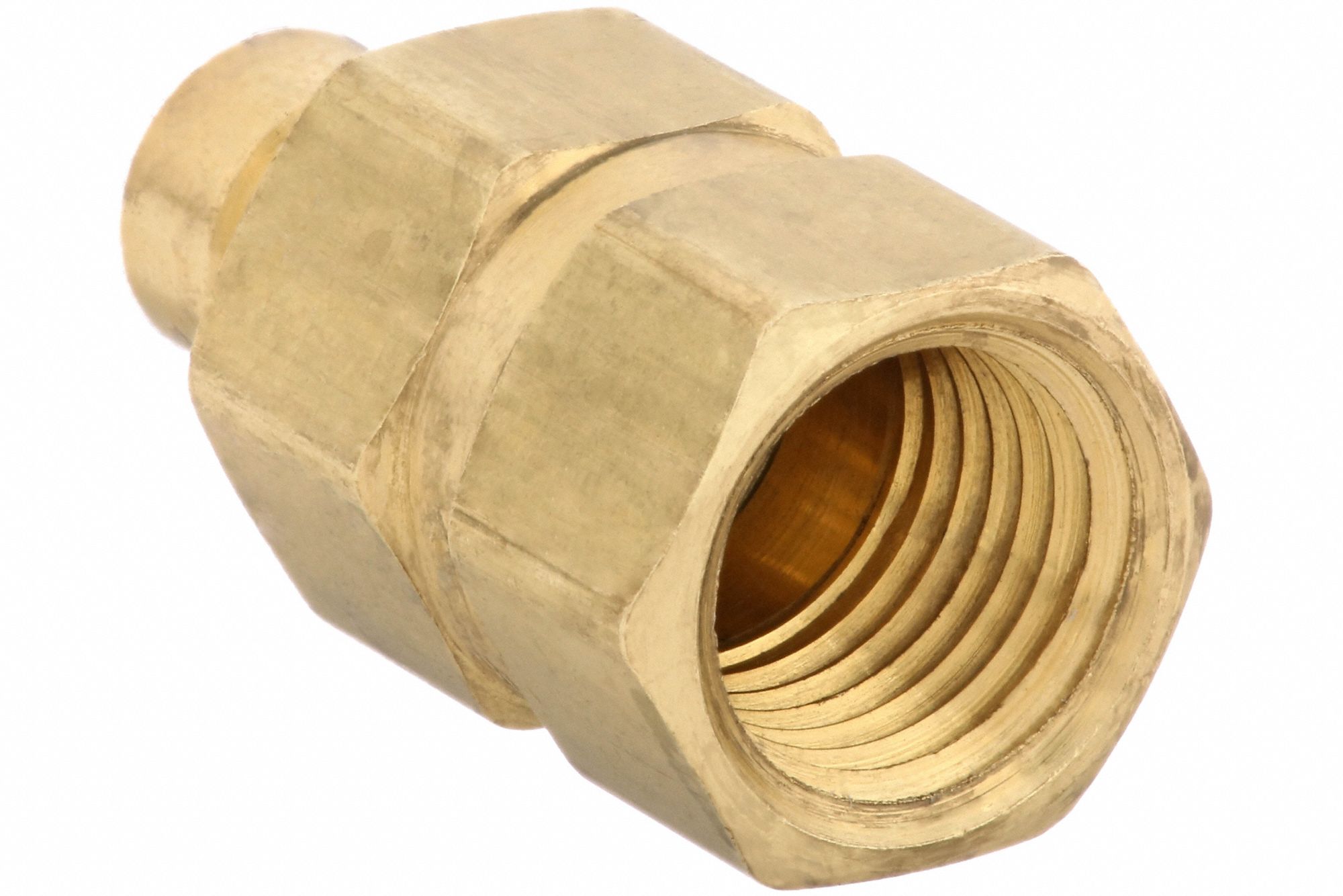 PARKER Hydraulic Quick Connect Hose Coupling, Plug, Moldmate Series, Brass 48C215BPN253F