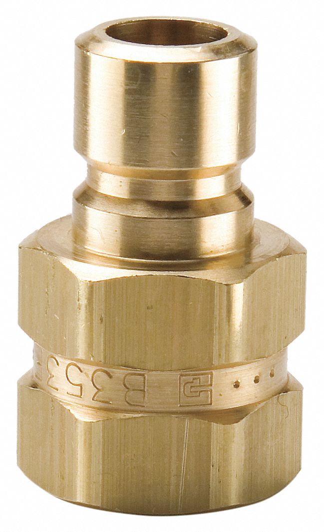 PARKER Hydraulic Quick Connect Hose Coupling: 3/8 in Coupling Size ...