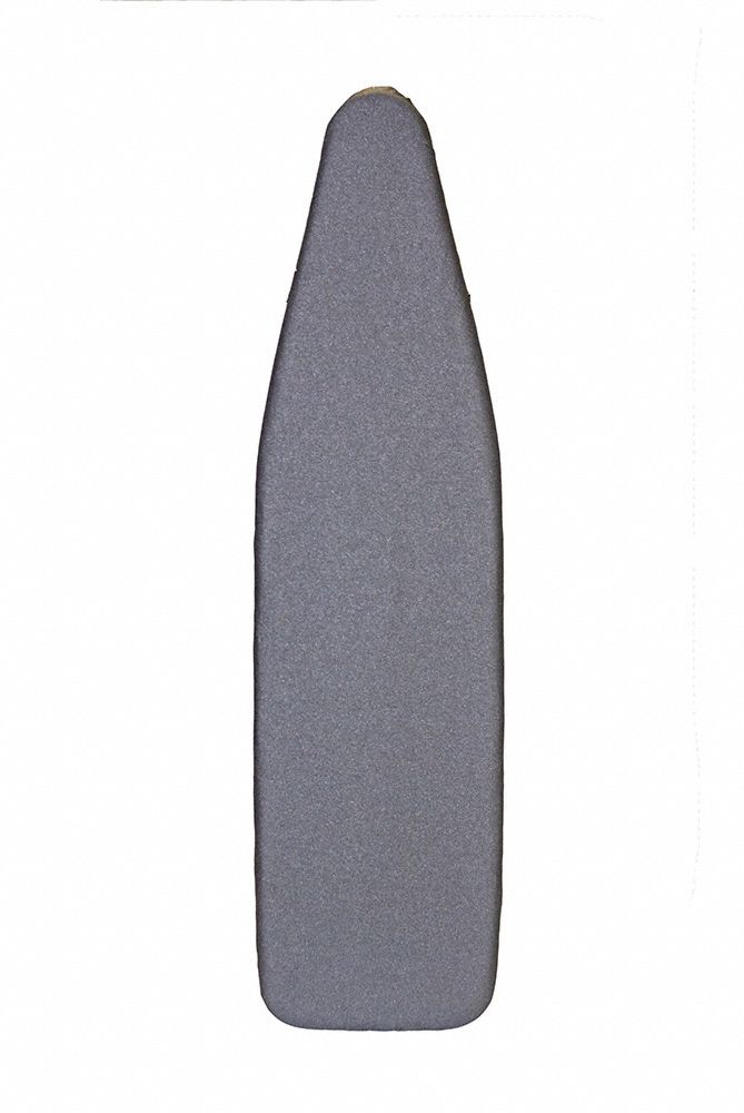 Ironing Board Cover: Bungee, Charcoal, 55 in Overall Lg, 15 in Overall Wd