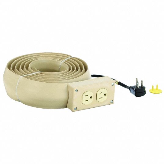 12FT 3-Prong Extension Cord 3 outlets With Switch 16AWG Indoor Extension  Cord