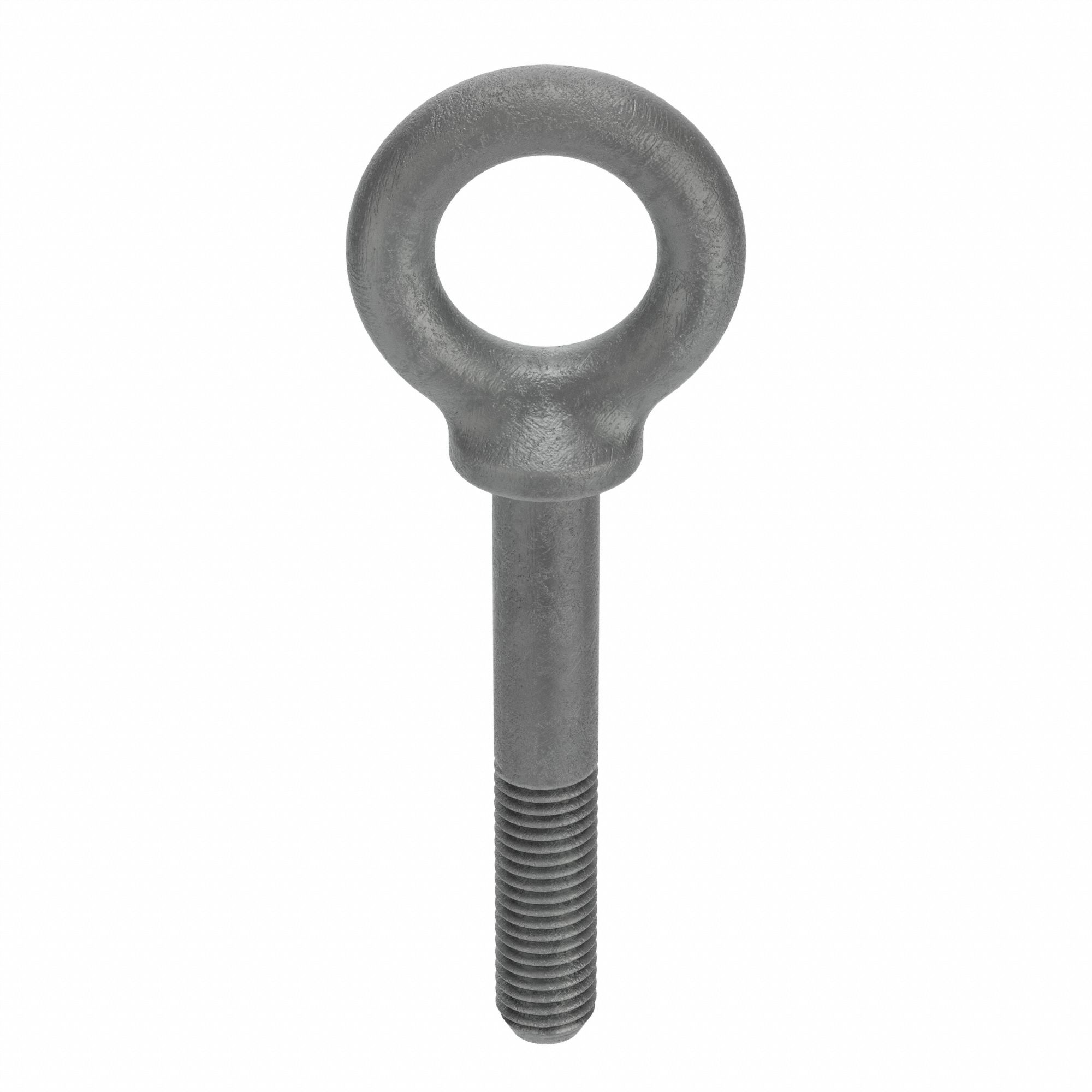 Machinery Eye Bolt: With Shoulder, Grade 8, Steel, Galvanized, 2"-11 Thread Size, 2 in Thread Lg