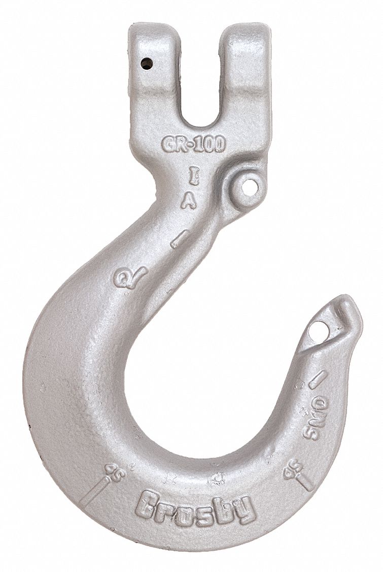 CROSBY Sling Hook,8800 lb.,Gr 100,Steel 48FR871049009 Grainger