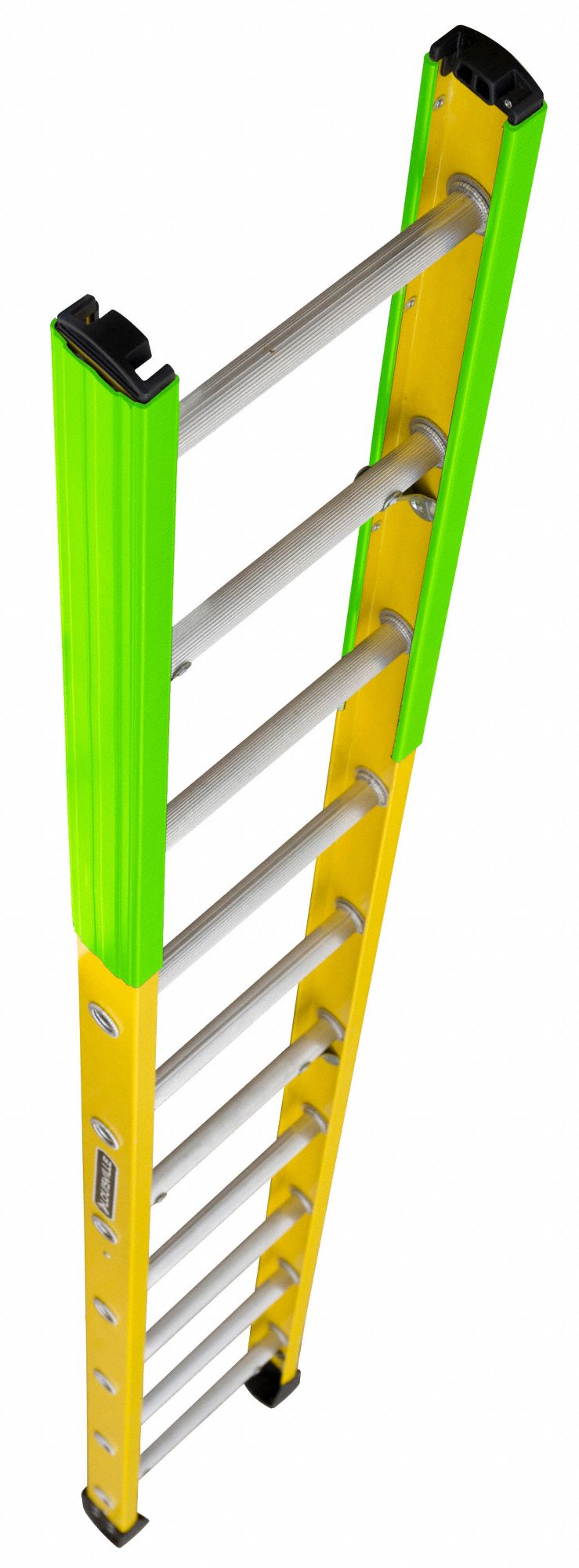 LOUISVILLE Manhole Ladder 12 ft Ladder Ht, 14 1/2 in Overall Wd, Round