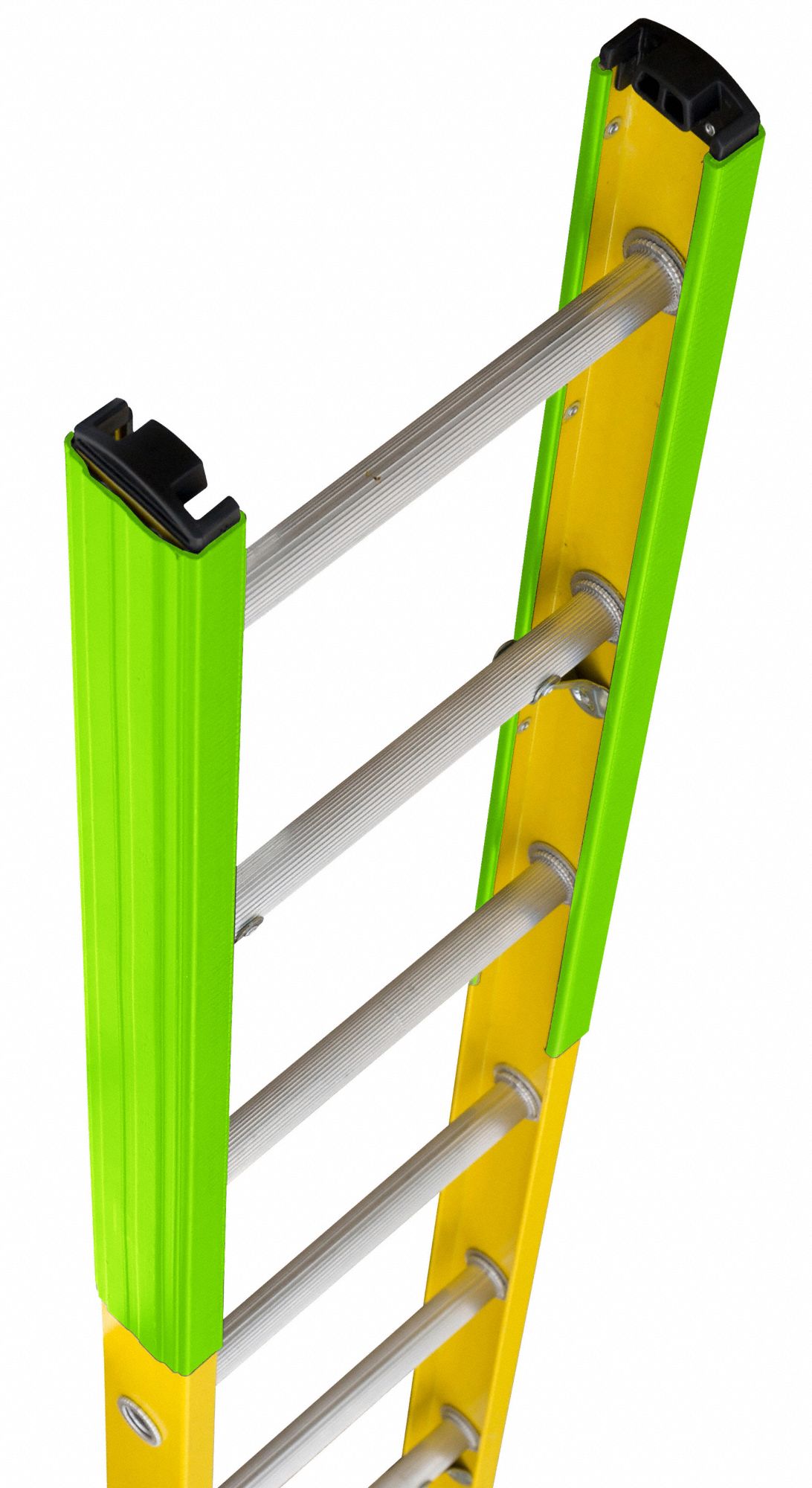 LOUISVILLE Manhole Ladder 14 ft Ladder Ht, 14 1/2 in Overall Wd, Round