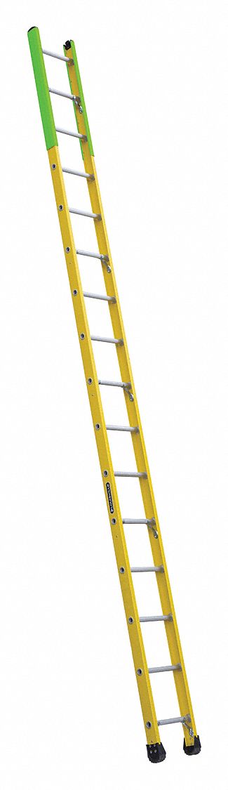 LOUISVILLE FE8916 Manhole Ladder, Fiberglass, 16ft 48FT65