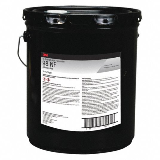 3M, 5 gal, Pail, Adhesive - 48FT86|98 NF - Grainger