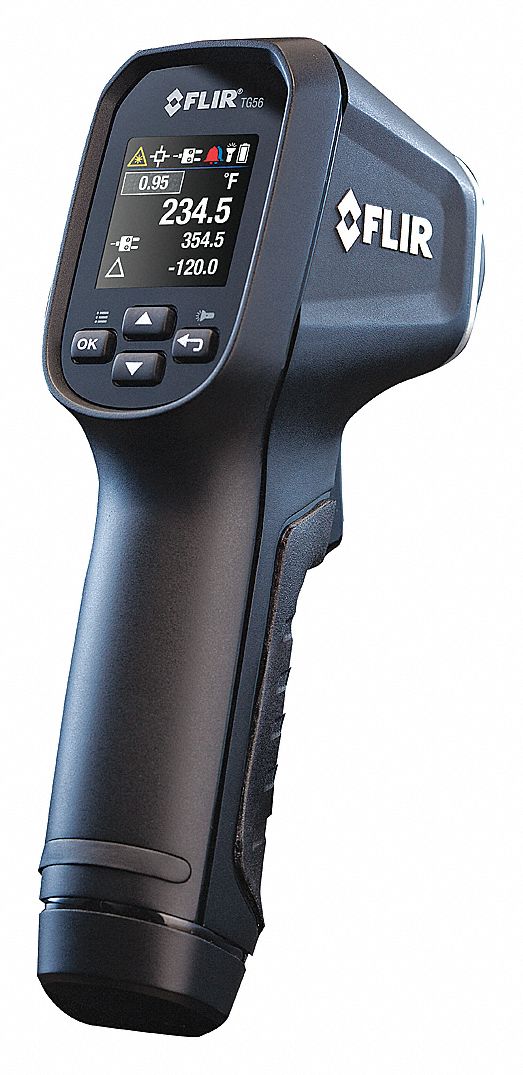FLIR LCD, Infrared Thermometer, Single Dot Laser Sighting Infrared