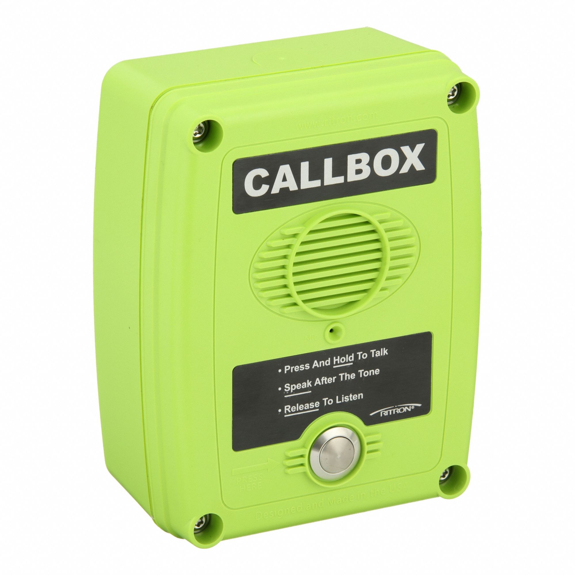 Two-Way Radio Call Box: RQX-111M, VHF MURS (No License Required), Green, 1 Radio Channels