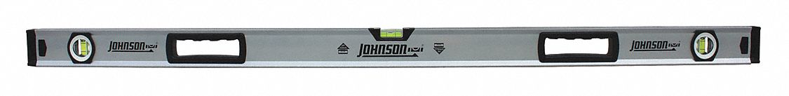 NIVEAU CAISSON,ALUMINIUM,48 PO L,ARGENT