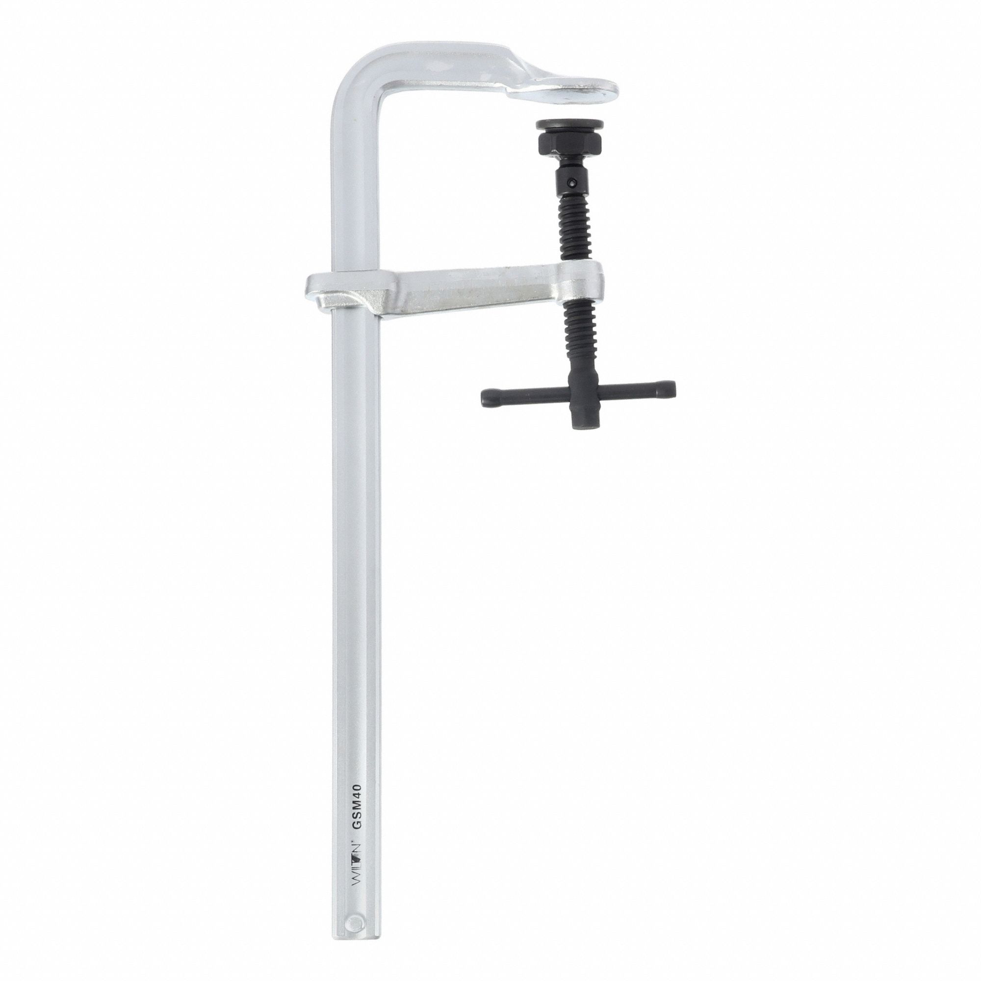 Bar Clamp: Heavy Duty, Sliding T Handle, 16 in Jaw Opening - Max, 2, 660 lb Clamping Force