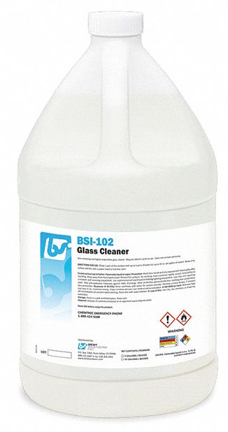 Glass Cleaner, Jug, 1 gal., PK4