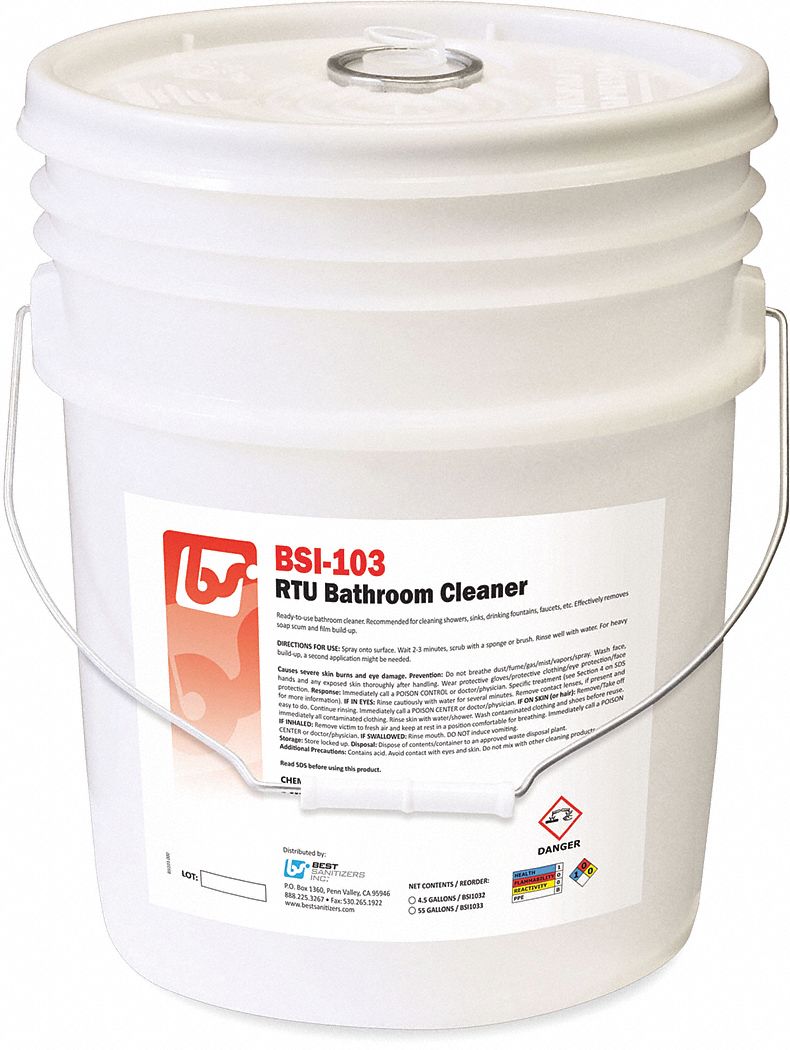 Bathroom Cleaner: Bucket,