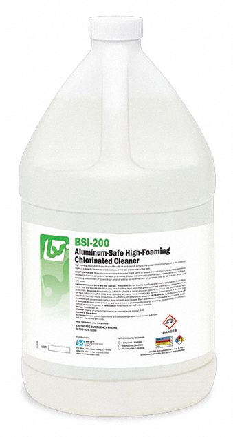 Chlorinated Cleaner: Jug, 1 gal Container Size, Concentrated, Unscented, 4 PK