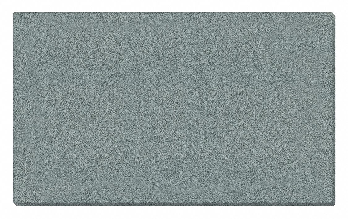 Bulletin Board: Vinyl, Wall Mounted, 48 5/8 in Overall Ht, 96 5/8 in Overall Wd, Gray