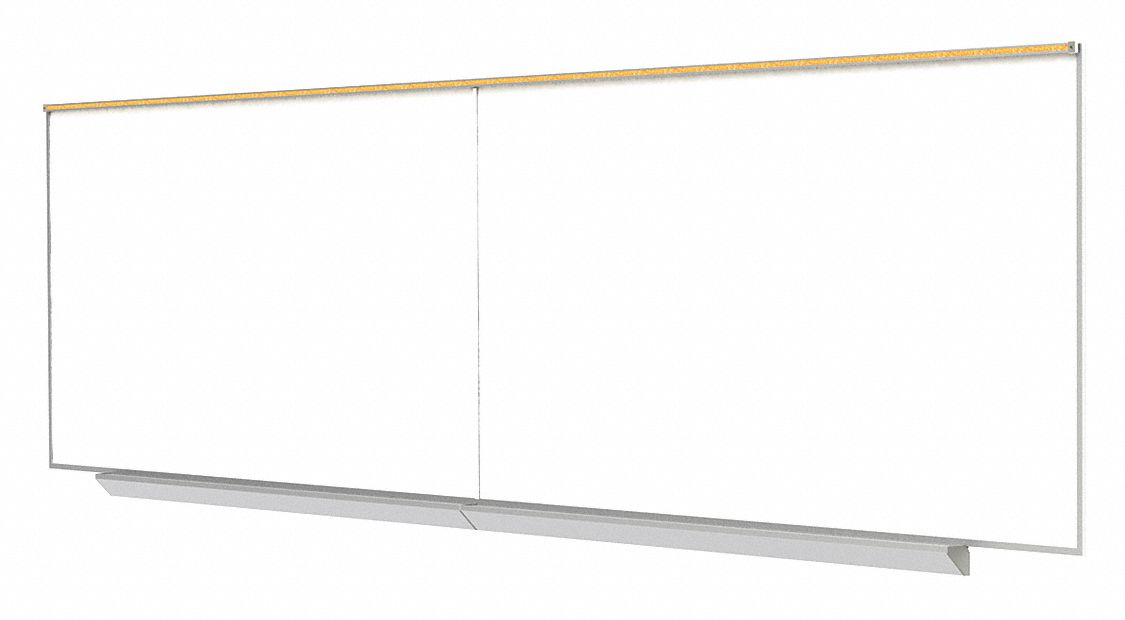 DryEraseBrd, Magnetic, Porcelain, 192-1/2"W
